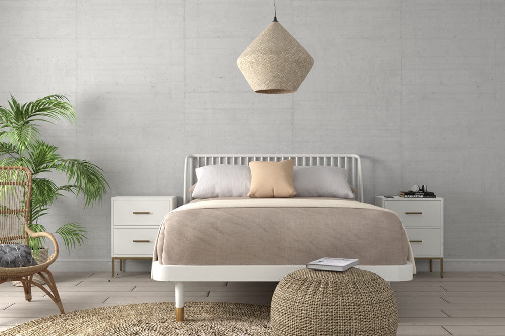 Alpine Furniture - Madelyn Full Size Slat Back Platform Bed - 2010-68F view 7