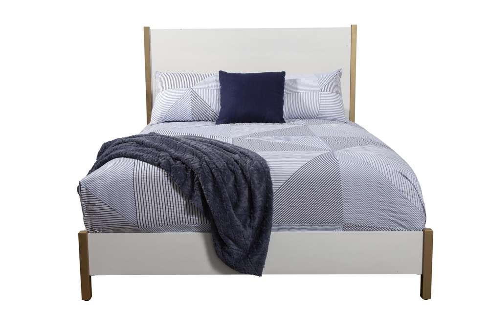 Alpine Furniture - Madelyn Queen Panel Bed - 2010-01Q view 1