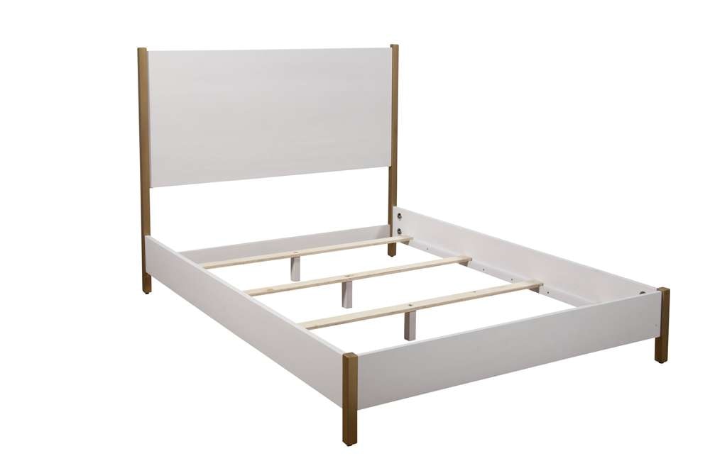 Alpine Furniture - Madelyn Queen Panel Bed - 2010-01Q view 2