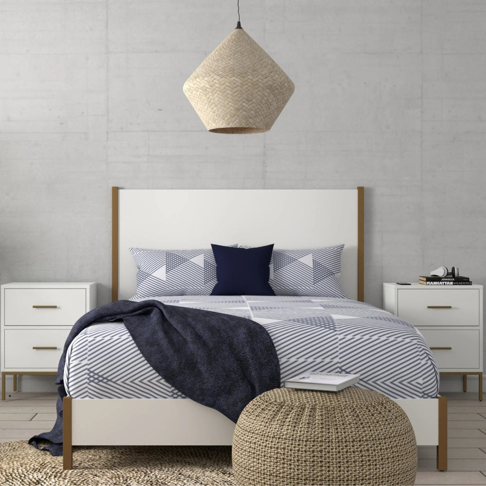 Alpine Furniture - Madelyn Queen Panel Bed - 2010-01Q view 7