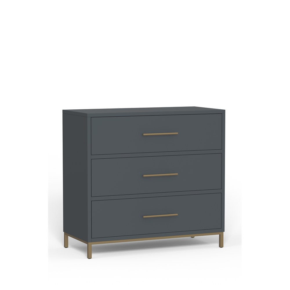 Alpine Furniture - Madelyn Three Drawer Small Chest, Slate Gray - 2010G-04 view 1