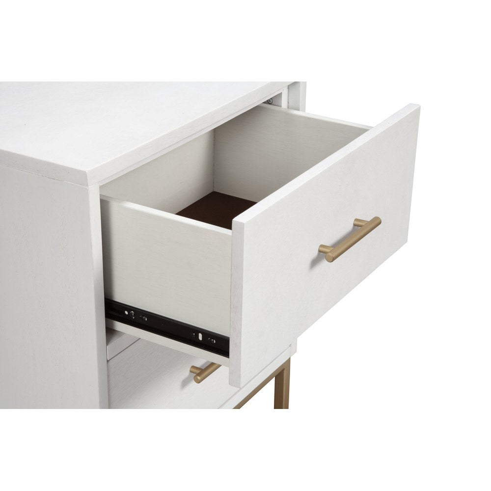 Alpine Furniture - Madelyn Two Drawer Nightstand - 2010-02 view 3