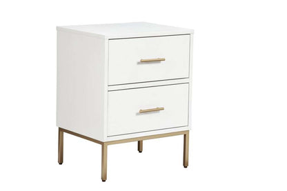 Alpine Furniture - Madelyn Two Drawer Nightstand - 2010-02 veiw 2