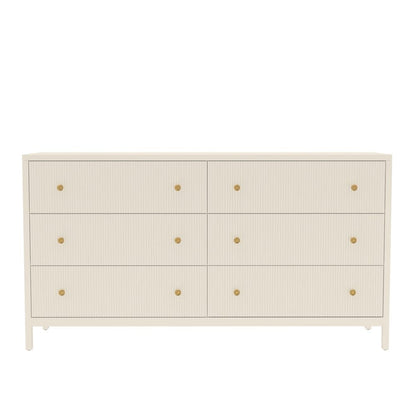 Alpine Furniture - Marsha Dresser, Coconut Milk - 2368-03 view 2