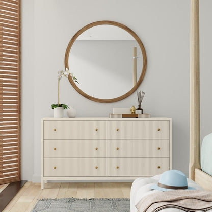 Alpine Furniture - Marsha Dresser, Coconut Milk - 2368-03 view 6