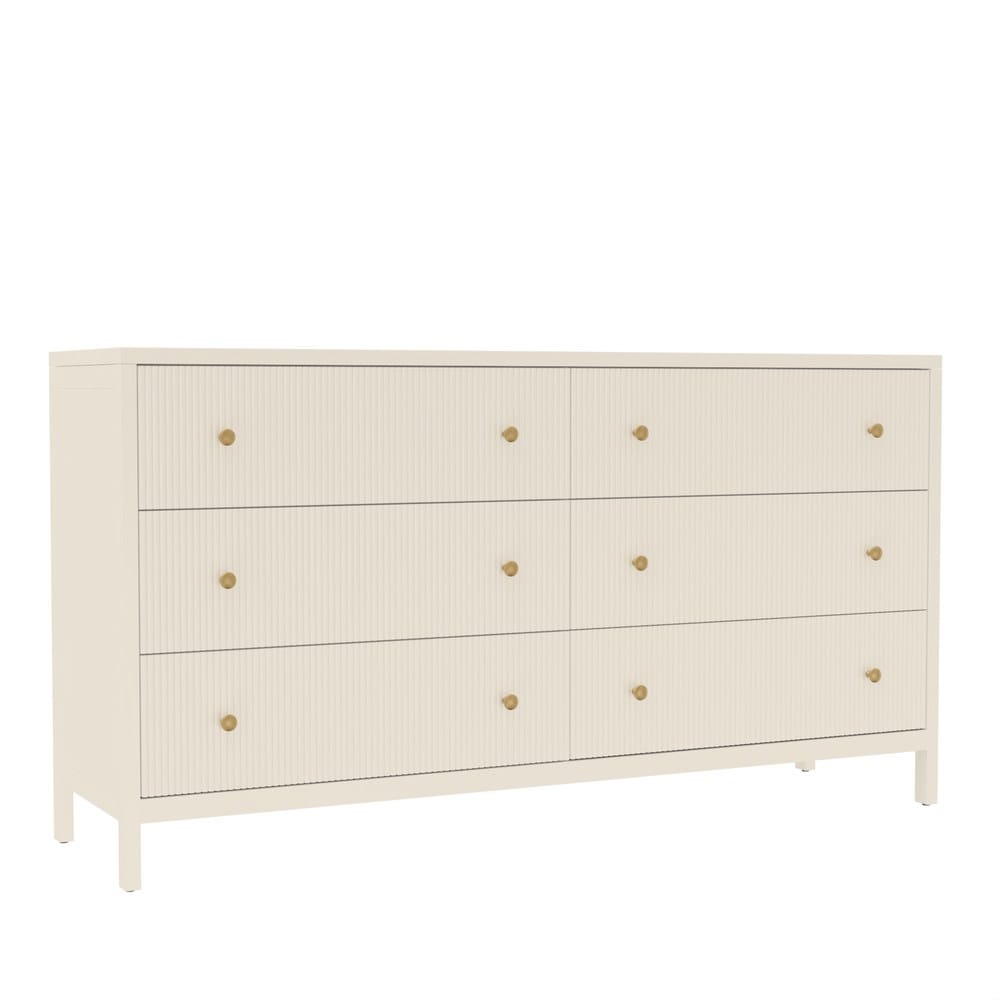 Alpine Furniture - Marsha Dresser, Coconut Milk - 2368-03 view 1