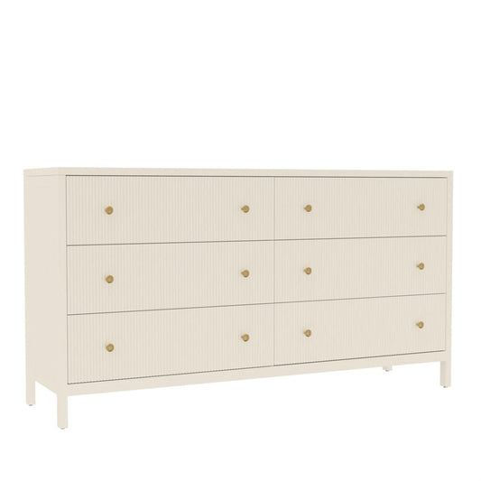 Alpine Furniture - Marsha Dresser, Coconut Milk - 2368-03 veiw 1