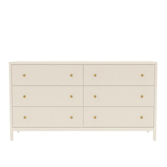 Alpine Furniture - Marsha Dresser, Coconut Milk - 2368-03 veiw 2