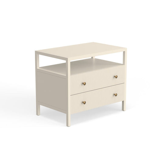 Alpine Furniture - Marsha Nightstand, Coconut Milk - 2368-02 view 2