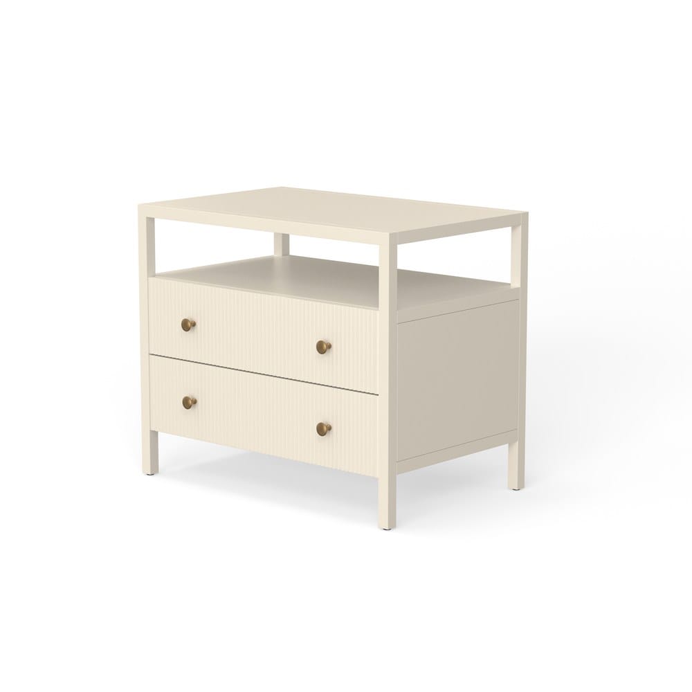 Alpine Furniture - Marsha Nightstand, Coconut Milk - 2368-02 view 3
