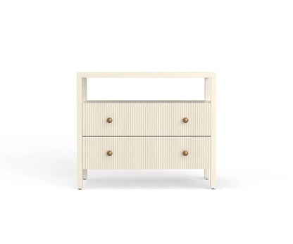 Alpine Furniture - Marsha Nightstand, Coconut Milk - 2368-02 veiw 3