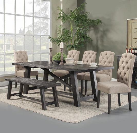 Alpine Furniture - Newberry 8-Piece Dining Set view 1