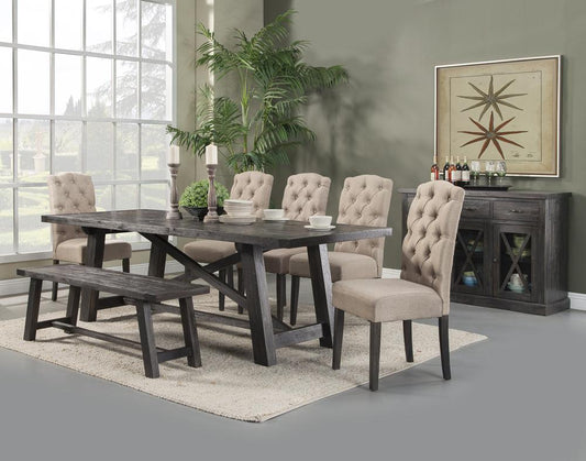 Alpine Furniture - Newberry 9-Piece Dining Set veiw 2