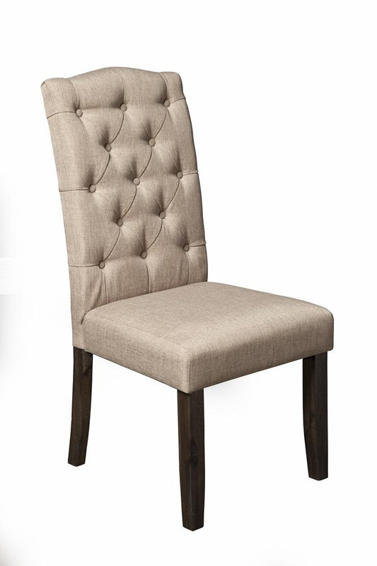 Alpine Furniture - Newberry Button Tufted Parson Chair (Set of 2) - 1468-23 veiw 1