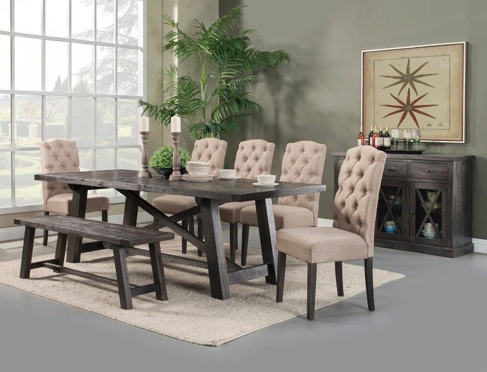 Alpine Furniture - Newberry Extension Dining Table - 1468-22 view 3