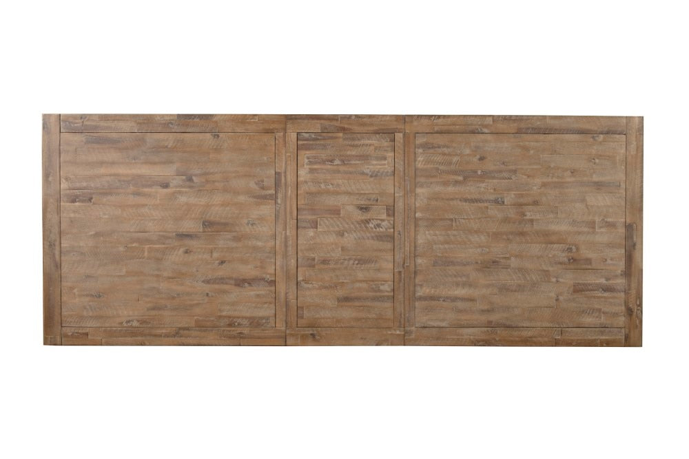 Alpine Furniture - Newberry Extension Dining Table, Weathered Natural - 2068-01 veiw 8