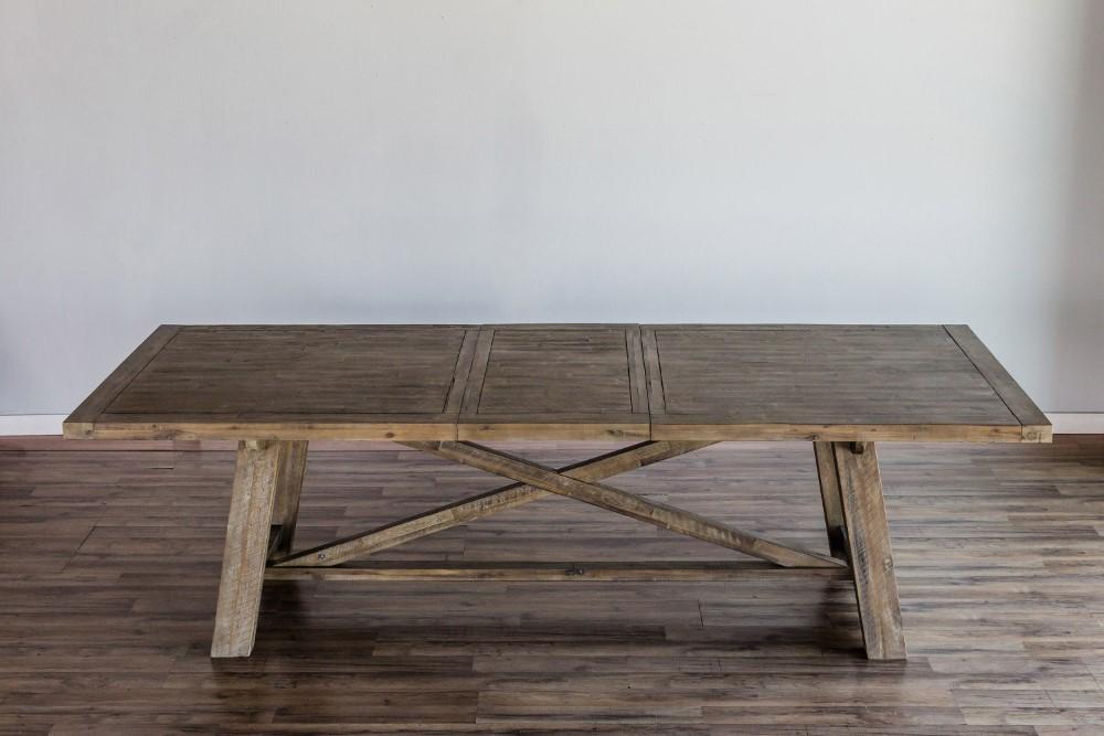Alpine Furniture - Newberry Extension Dining Table, Weathered Natural - 2068-01 veiw 9