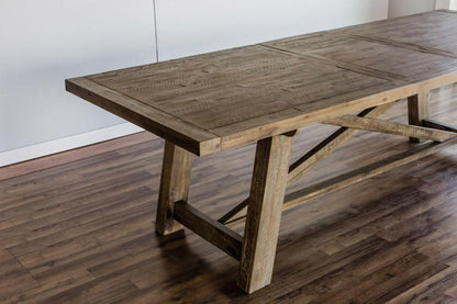 Alpine Furniture - Newberry Extension Dining Table, Weathered Natural - 2068-01 veiw 10