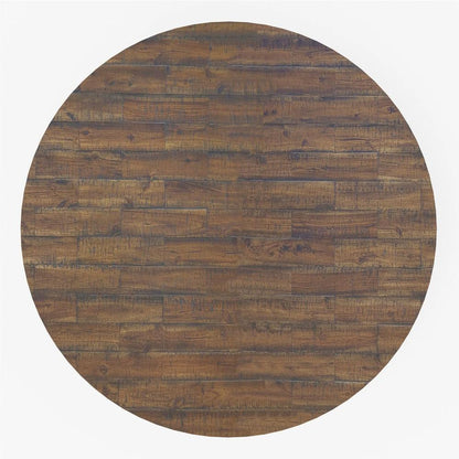 Alpine Furniture - Newberry Round Dining Table, Medium Brown - 4068-05 veiw 2