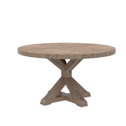 Alpine Furniture - Newberry Round Dining Table, Weathered Natural - 2068-05 view 1