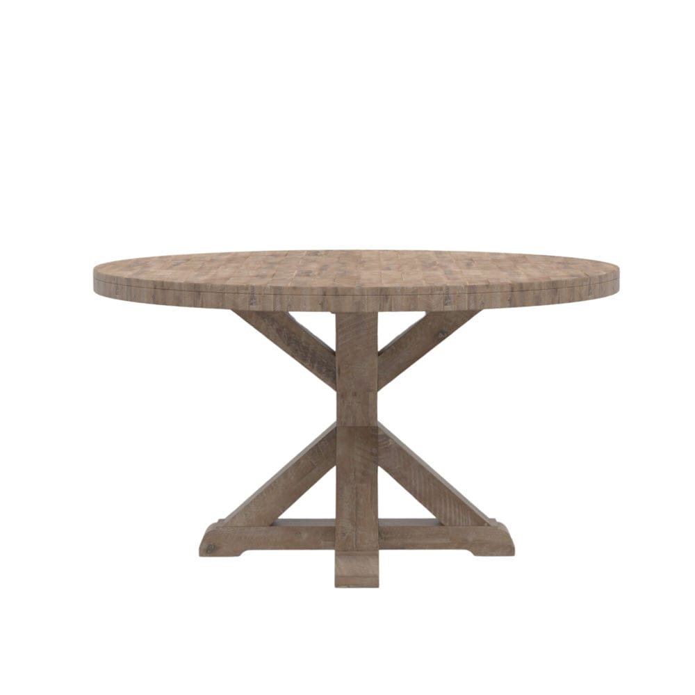 Alpine Furniture - Newberry Round Dining Table, Weathered Natural - 2068-05 view 3