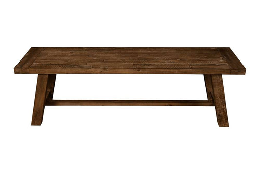 Alpine Furniture - Newberry Wood Dining Bench, Medium Brown - 4068-03 veiw 1