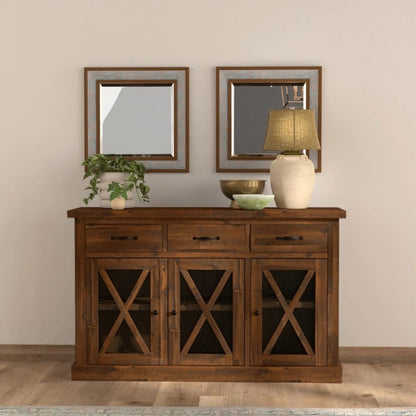 Alpine Furniture - Newberry Wood Sideboard, Medium Brown - 4068-06 view 4