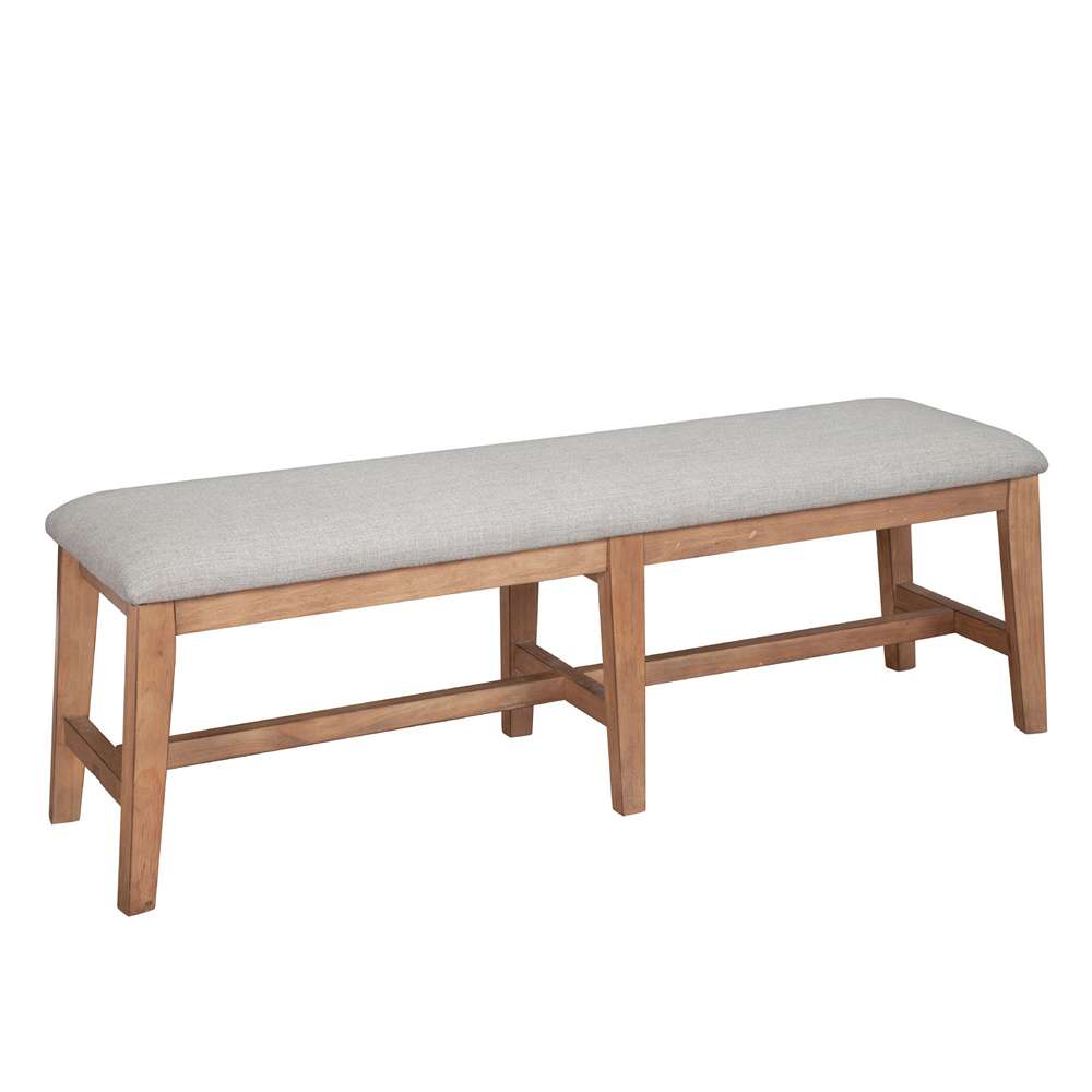 Alpine Furniture - Olejo Solid Pine Dining Bench, Natural - 3426-03 veiw 1