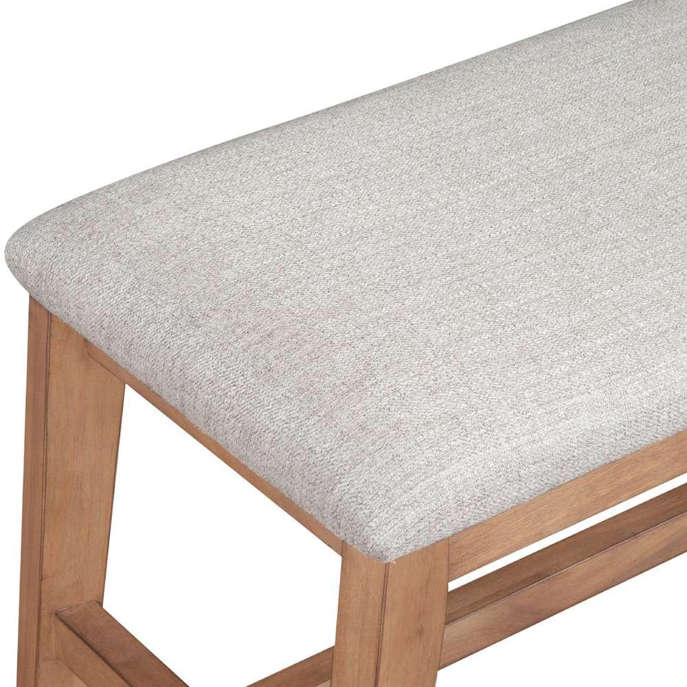 Alpine Furniture - Olejo Solid Pine Dining Bench, Natural - 3426-03 veiw 3