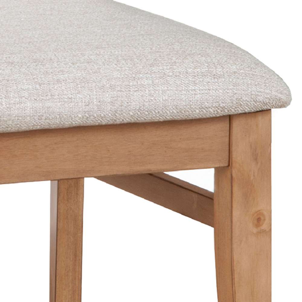 Alpine Furniture - Olejo Solid Pine (Set of 2) Wood Side Chairs, Natural - 3426-02 veiw 4