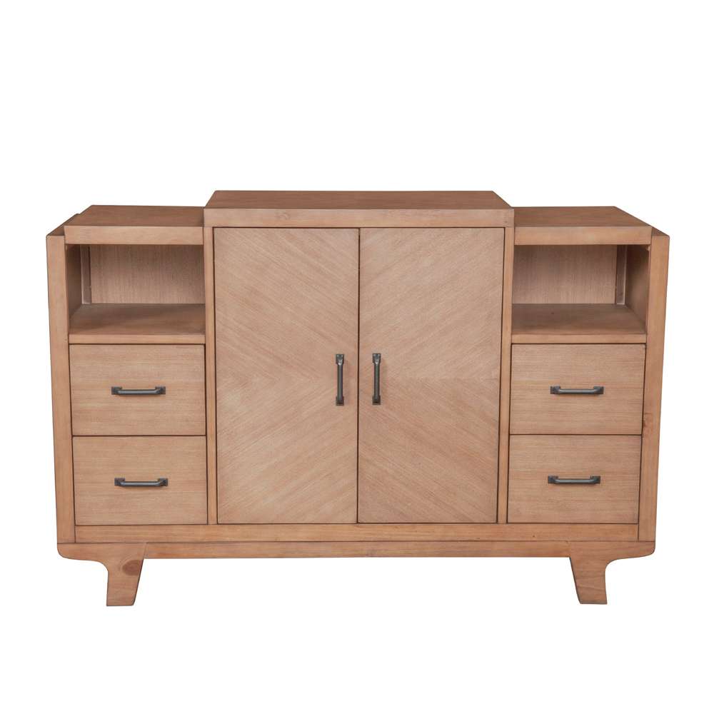 Alpine Furniture - Olejo Solid Pine Sideboard, Natural - 3426-06 veiw 2