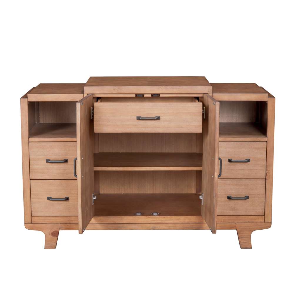 Alpine Furniture - Olejo Solid Pine Sideboard, Natural - 3426-06 veiw 3