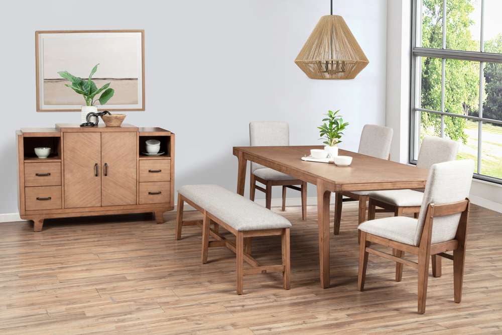 Alpine Furniture - Olejo Solid Pine Sideboard, Natural - 3426-06 veiw 6
