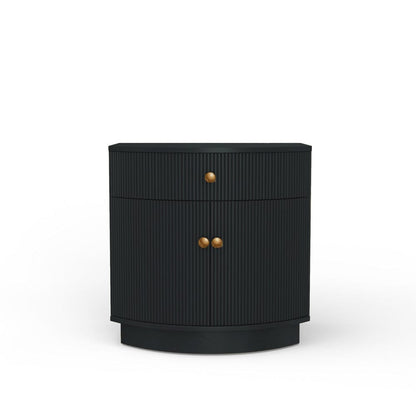 Alpine Furniture - Olivia Nightstand, Black - 2512BLK-02 view 2