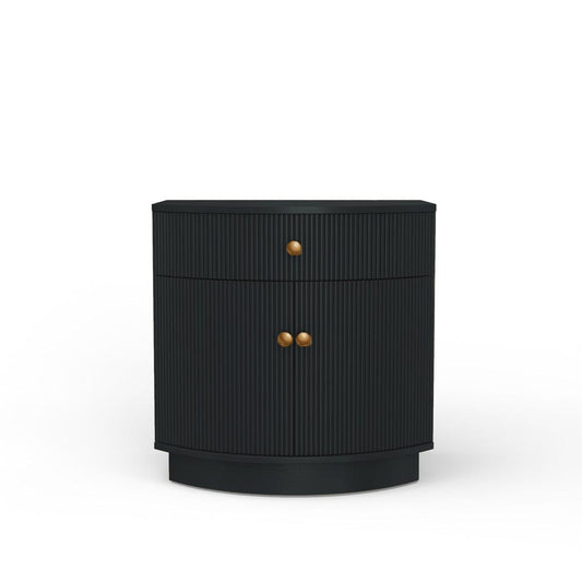 Alpine Furniture - Olivia Nightstand, Black - 2512BLK-02 view 2