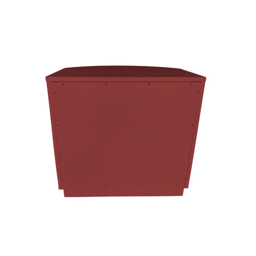 Alpine Furniture - Olivia Nightstand, Burgundy - 2512RED-02 view 4