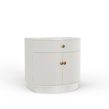Alpine Furniture - Olivia Nightstand, Coconut Milk - 2512WHT-02 view 1