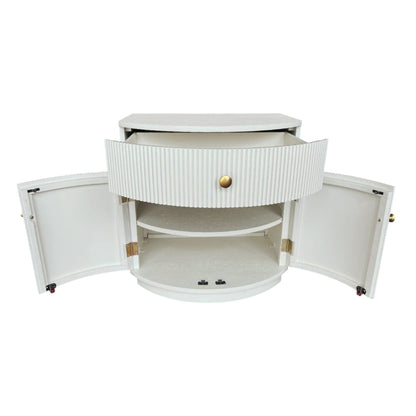 Alpine Furniture - Olivia Nightstand, Coconut Milk - 2512WHT-02 view 7