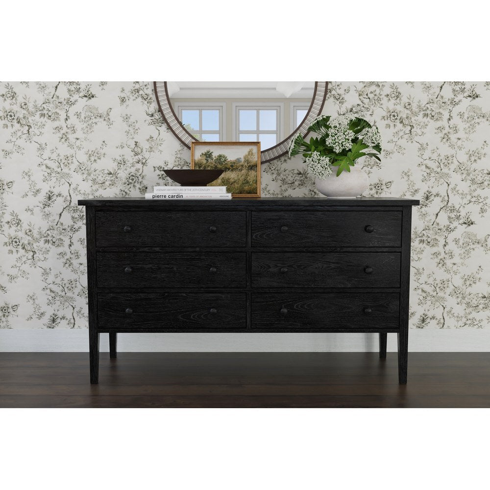 Alpine Furniture - Palmer Dresser, Black - 2311BLK-03 view 7