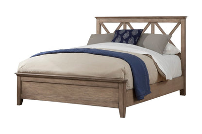 Alpine Furniture - Potter Full Size Panel Bed, French Truffle - 1055-08F veiw 1
