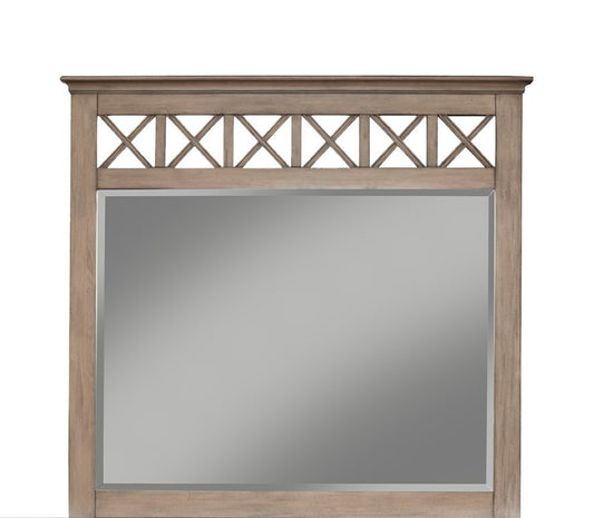 Alpine Furniture - Potter Mirror, French Truffle - 1055-06 veiw 1