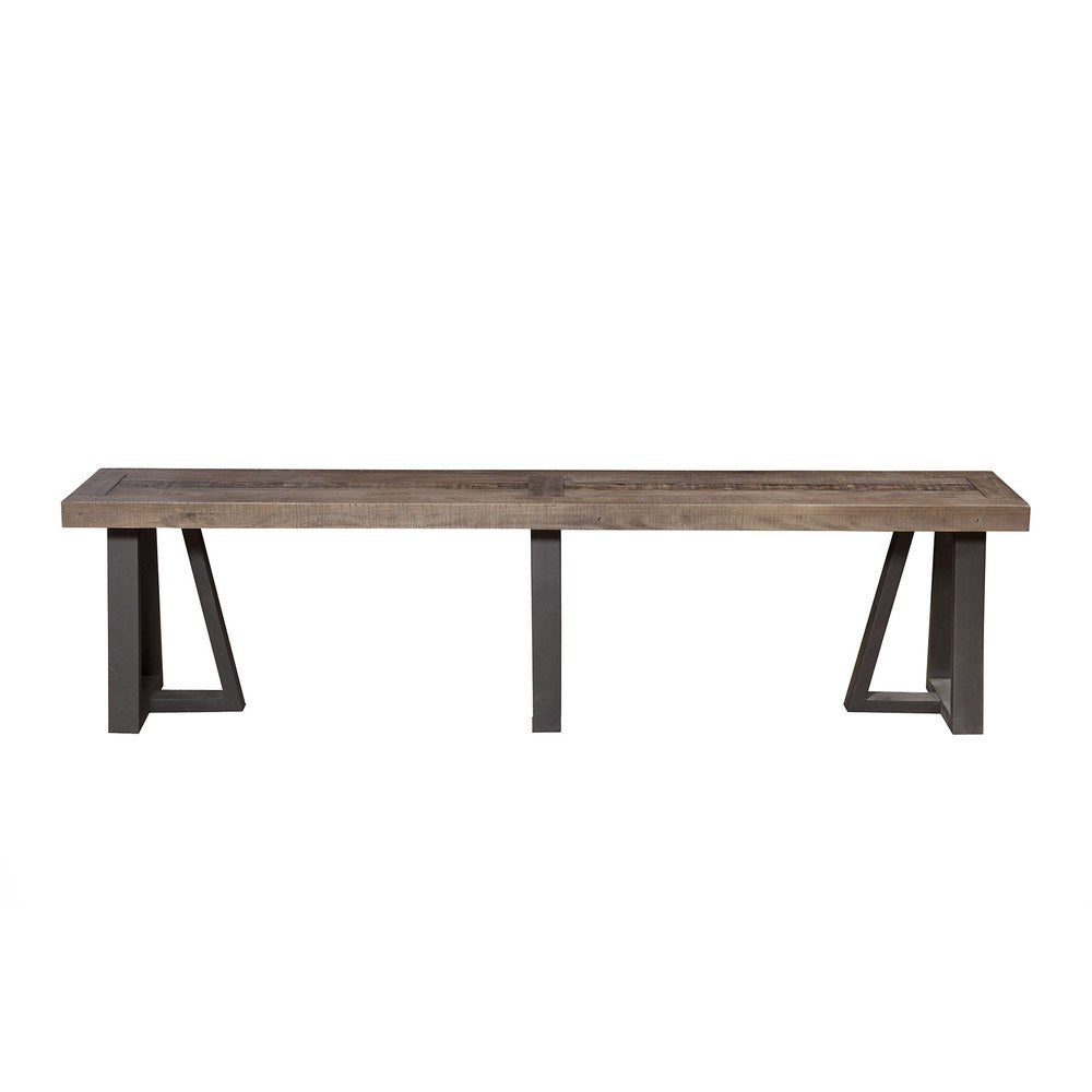 Alpine Furniture - Prairie Dining Bench, Natural/Black - 1568-03 view 1