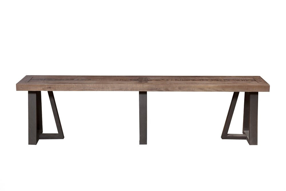 Alpine Furniture - Prairie Dining Bench, Natural/Black - 1568-03 veiw 1
