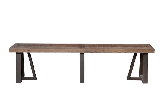 Alpine Furniture - Prairie Dining Bench, Natural/Black - 1568-03 veiw 1