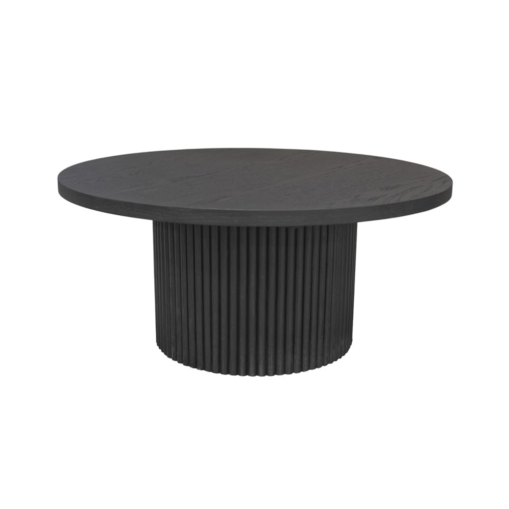 Alpine Furniture - Reba Round Cocktail Table, Black - 5868BLK-61 view 1