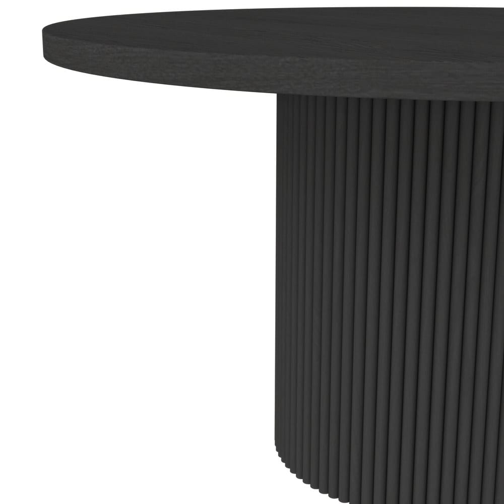 Alpine Furniture - Reba Round Dining Table, Black - 5868BLK-25 view 3