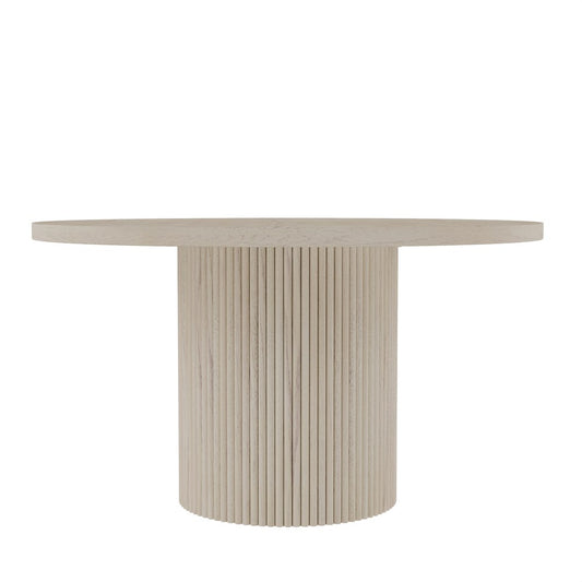 Alpine Furniture - Reba Round Dining Table, White Wash Natural - 5868W-25 view 1