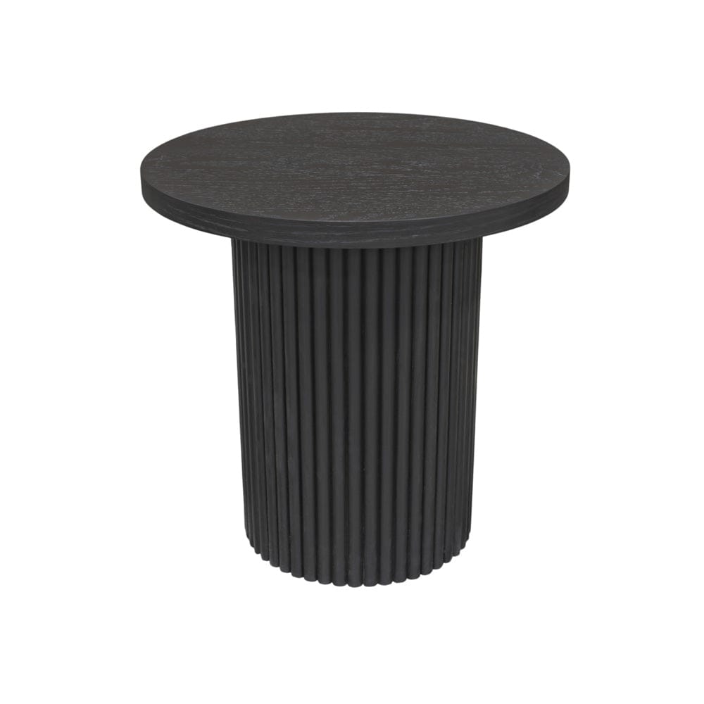 Alpine Furniture - Reba Round End Table, Black - 5868BLK-62 view 1