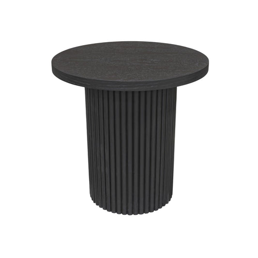 Alpine Furniture - Reba Round End Table, Black - 5868BLK-62 view 1