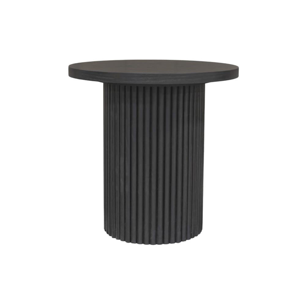 Alpine Furniture - Reba Round End Table, Black - 5868BLK-62 view 3